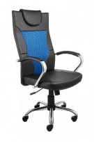 Кресло офисное AV 134 Черный/Синий